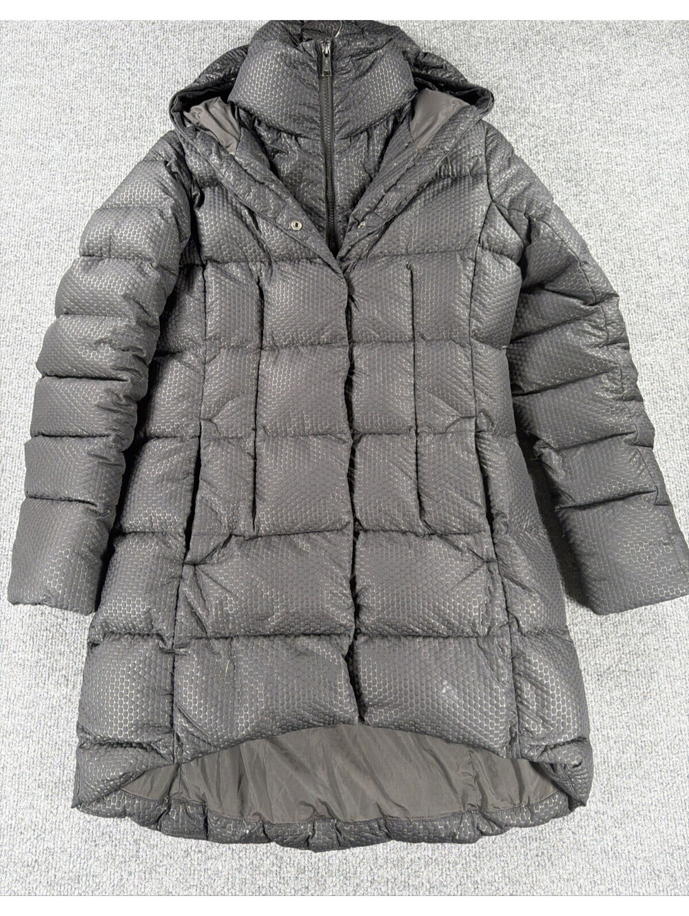 North Face Down Parka Coat Black Hooded Puffer Hey Mama Parkina-Women's S